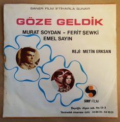 EROL BÜYÜKBURÇ - AVARE AŞIK / GÖZE GELDİK - 7'' 45 DEVİR KAPAKLI SANER 2.EL