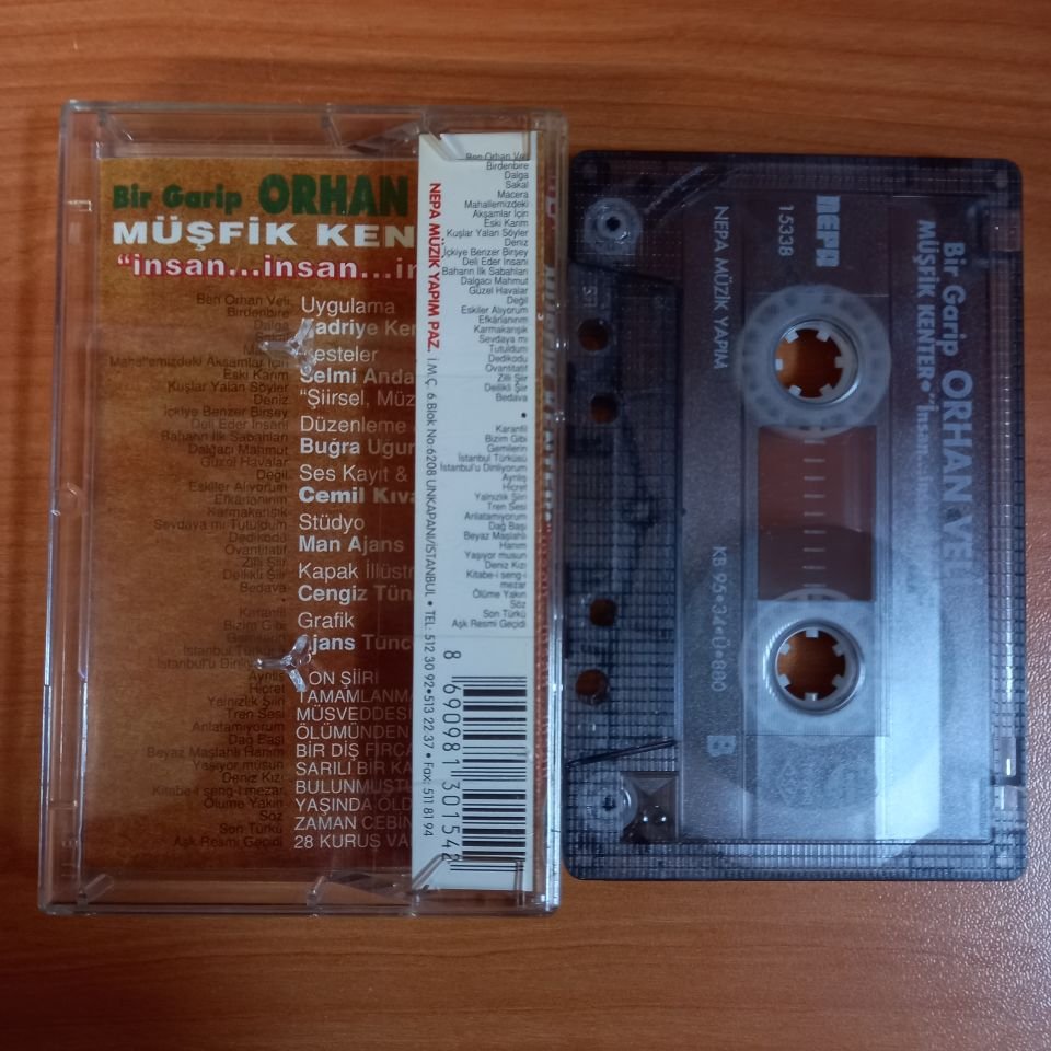 MÜŞFİK KENTER - BİR GARİP ORHAN VELİ / 15. YIL (1995) - KASET 2.EL