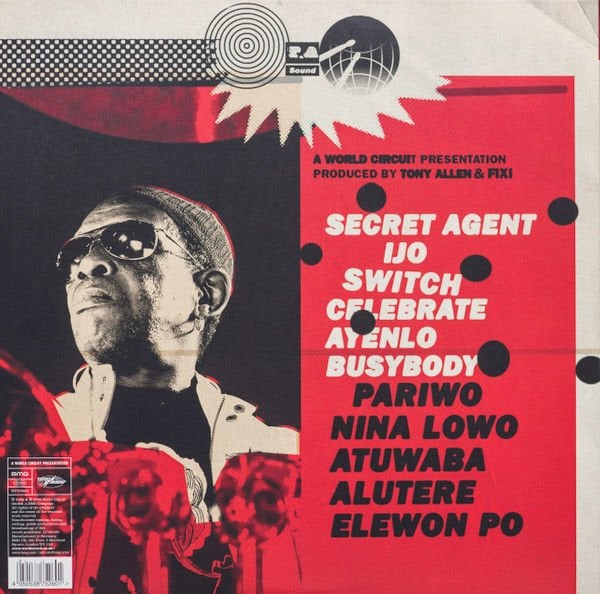 TONY ALLEN - SECRET AGENT (2009) - 2LP AFROBEAT 180GR 2022 EDITION SIFIR PLAK