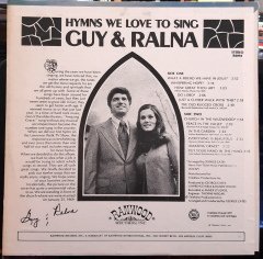GUY & RALNA - HYMNS WE LOVE TO SING (1969) - PLAK 2.EL