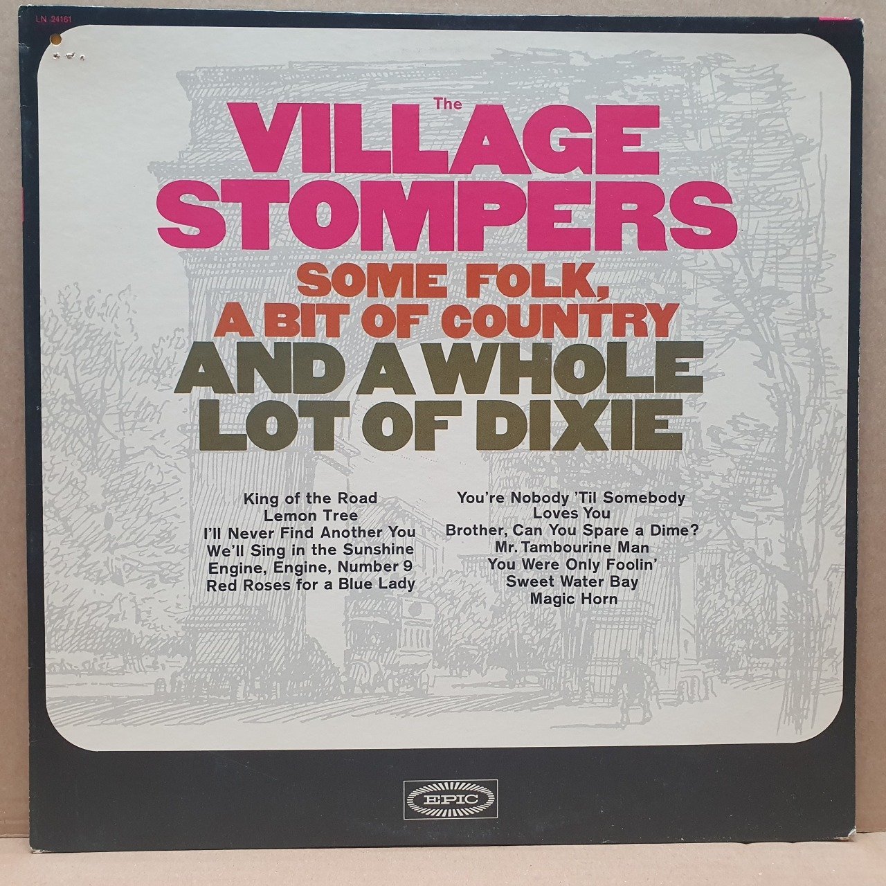 THE VILLAGE STOMPERS - SOME FOLK, A BIT OF COUNTRY AND A WHOLE LOT OF DIXIE (1965) - LP 2.EL PLAK