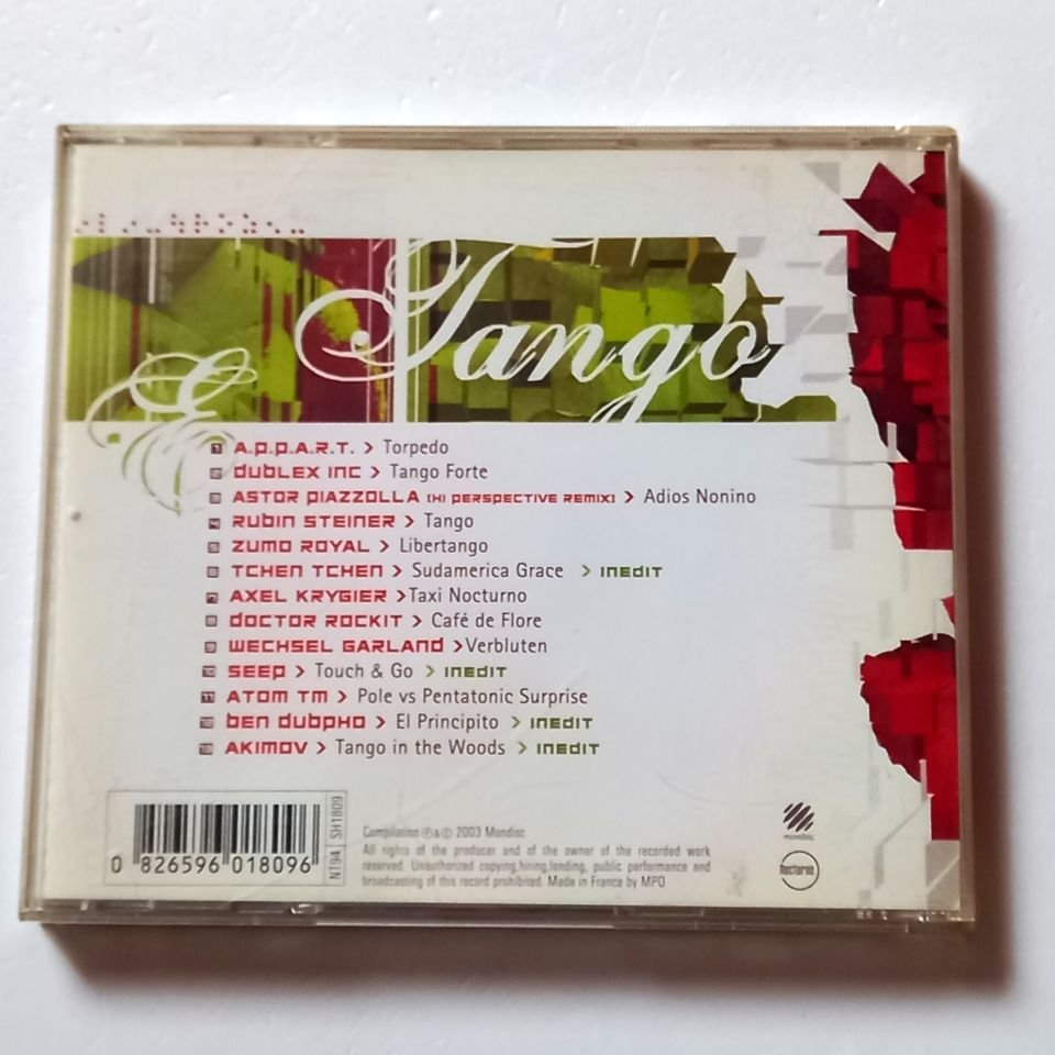 ELECTRONIC TANGO -VARIOUS ARTISTS - DUBLEX INC, RUBIN STEINER, ZUMO ROYAL... (2003) - CD COMPILATION 2.EL