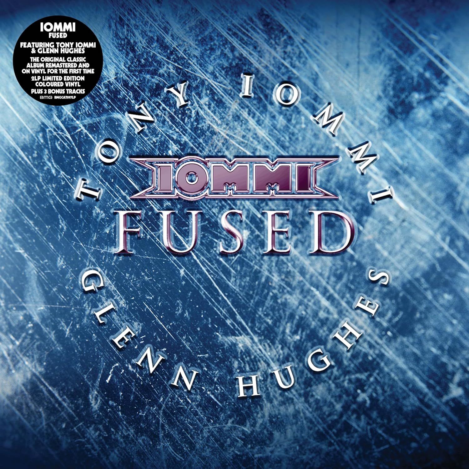 TONY IOMMI (BLACK SABBATH) & GLENN HUGHES (DEEP PURPLE) - FUSED (2005) - 2LP 2024 BLUE COLOURED EDITION SIFIR PLAK