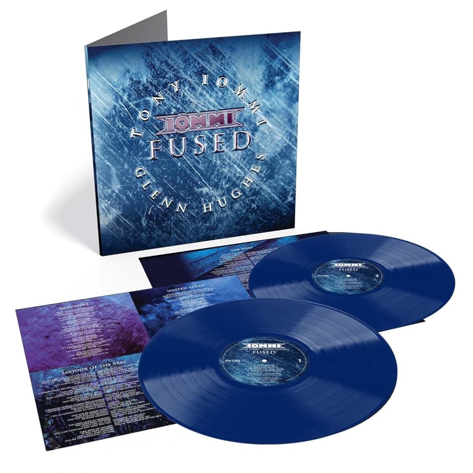 TONY IOMMI (BLACK SABBATH) & GLENN HUGHES (DEEP PURPLE) - FUSED (2005) - 2LP 2024 BLUE COLOURED EDITION SIFIR PLAK