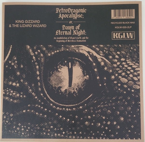 KING GIZZARD AND THE LIZARD WIZARD – PETRODRAGONIC APOCALYPSE (2023) - 2LP RECYCLED BLACK WAX SIFIR PLAK