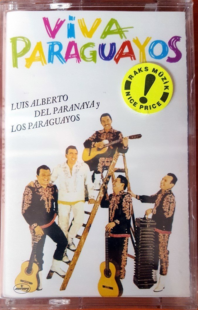 LUIS ALBERTO DEL PARANA Y LOS PARAGUAYOS - VIVA PARAGUAYOS (1995) RAKS CASSETTE MADE IN TURKEY ''NEW''