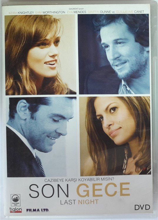SON GECE - LAST NIGHT - KEIRA KNIGHTLEY - SAM WORTHINGTON - DVD 2.EL