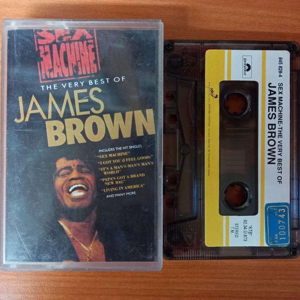JAMES BROWN - SEX MACHINE / THE VERY BEST OF (1992) - KASET 2.EL