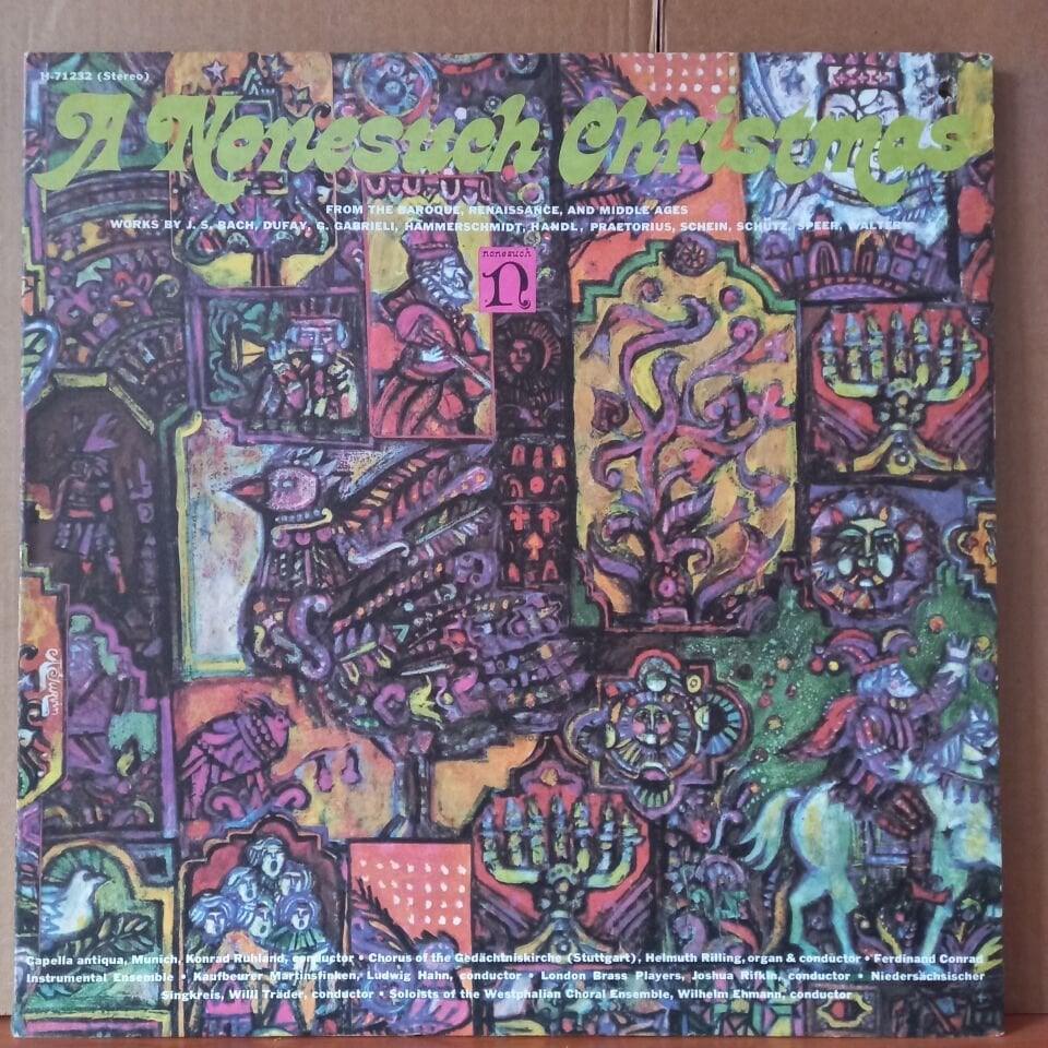 A NONESUCH CHRISTMAS / J.S. BACH, DUFAY, G. GABRIELI, HAMMERSCHMIDT, HANDL, SCHEIN, SCHÜTZ, SPEER - LP 2.EL PLAK