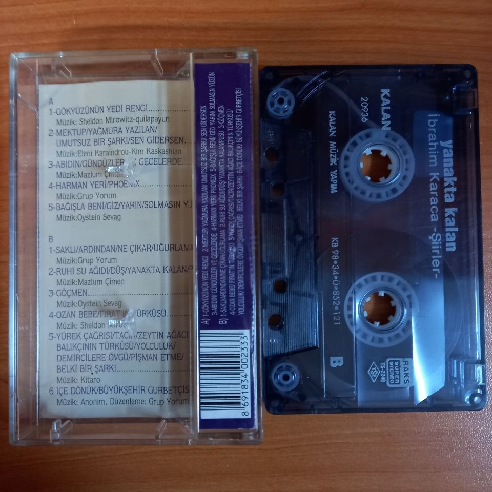 İBRAHİM KARACA - ŞİİRLER / YANAKTA KALAN (1998) - KASET 2.EL
