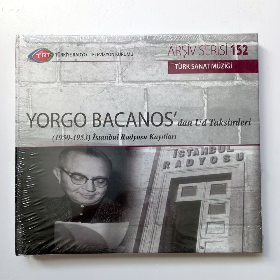 YORGO BACANOS'DAN UD TAKSİMLERİ / TÜRK SANAT MÜZİĞİ / TRT ARŞİV SERİSİ 152 - CD SIFIR
