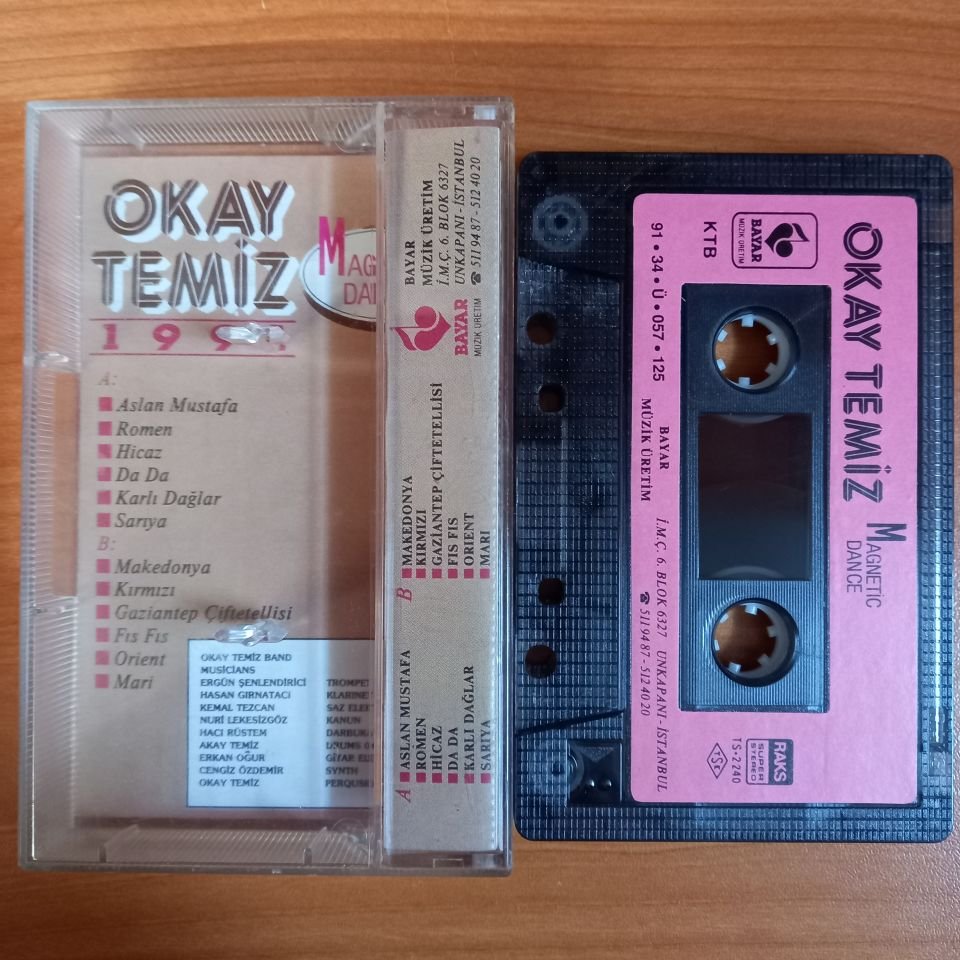OKAY TEMİZ - MAGNETIC DANCE (1991) - KASET 2.EL