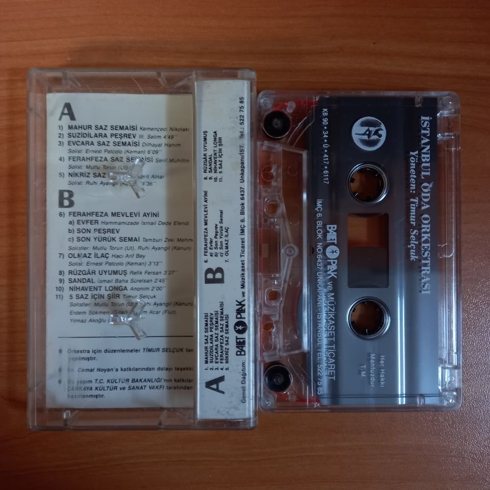 İSTANBUL ODA ORKESTRASI / YÖNETEN: TİMUR SELÇUK (1994) - KASET 2.EL