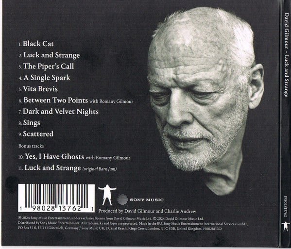 DAVID GILMOUR - LUCK AND STRANGE (2024) - CD SIFIR