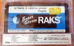 AL BANO & ROMINA POWER - FRAGILE (1989) MMY CASSETTE MADE IN TURKEY ''NEW'' PAPER LABEL