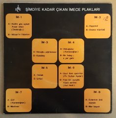 RUHİ SU - GÖKTE YILDIZ / BİR OYUN HAVASI - 7'' 45 DEVİR AÇILIR KAPAKLI İMECE PLAKLARI 2.EL