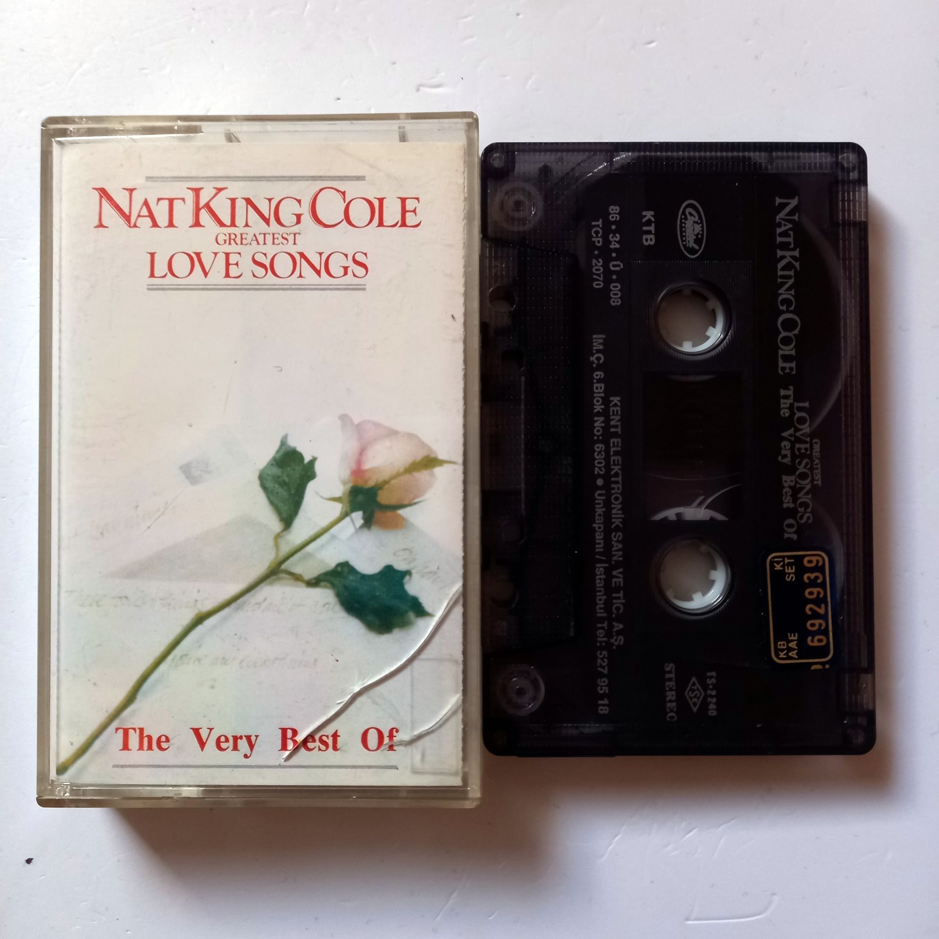 NAT KING COLE - GREATEST LOVE SONGS (1986) - KASET 2.EL