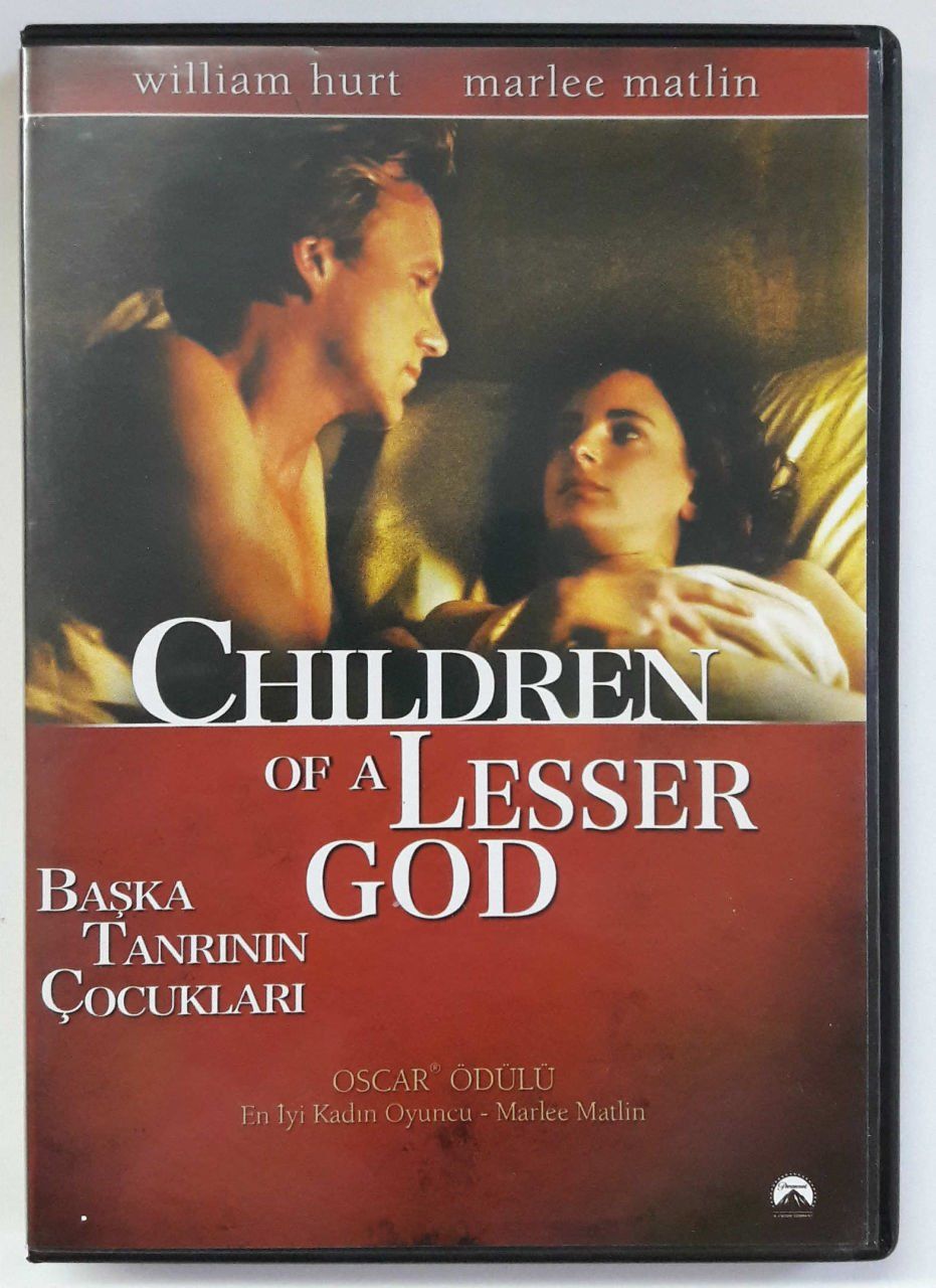 BAŞKA TANRININ ÇOCUKLARI - CHILDREN OF A LESSER GOD - WILLIAM HURT - MARLEE MATLIN - DVD 2.EL