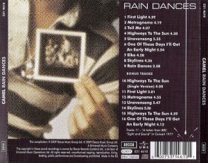 CAMEL – RAIN DANCES (1977) CD AMBALAJINDA SIFIR