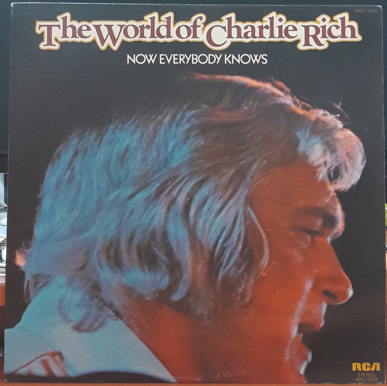 THE WORLD OF CHARLIE RICH - NOW EVERYBODY KNOWS (1976)- PLAK 2.EL