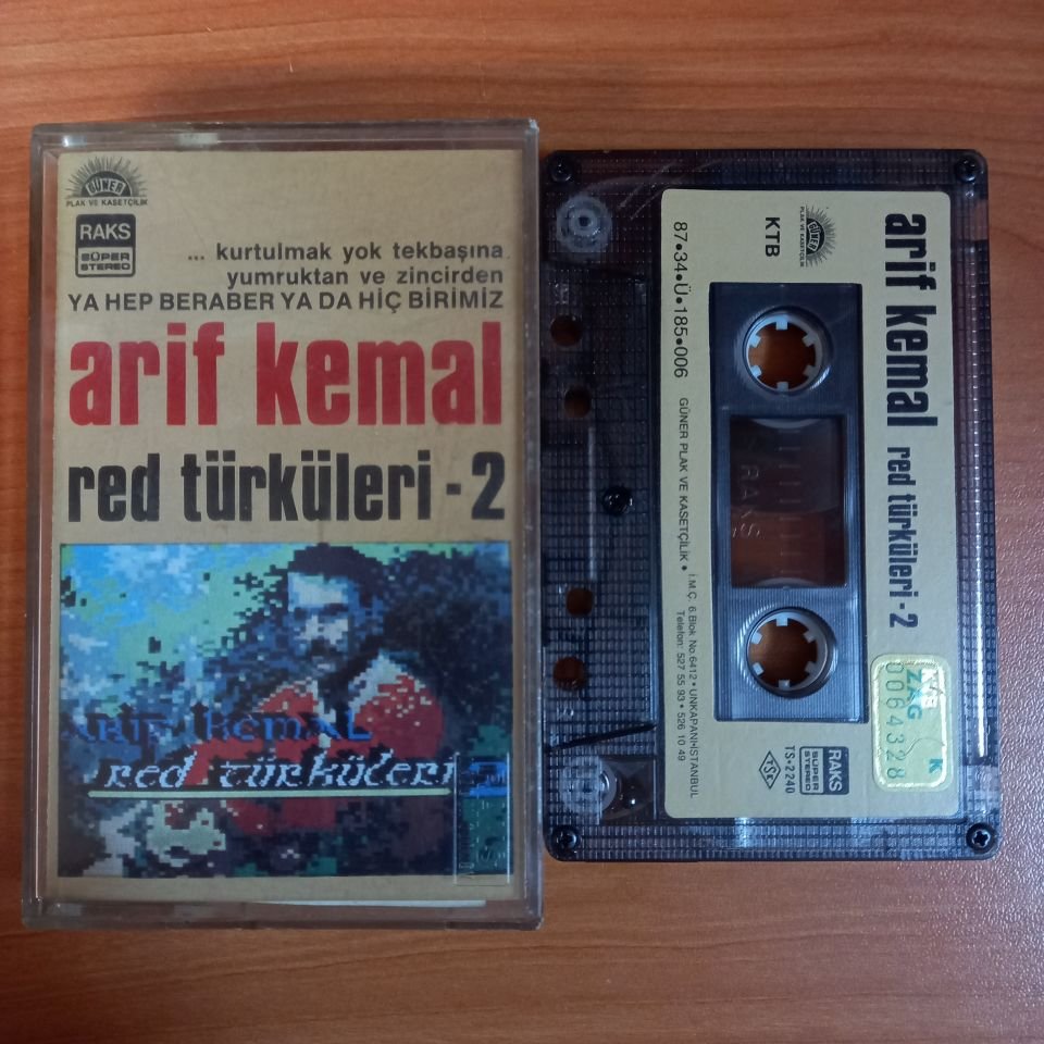 ARİF KEMAL - RED TÜRKÜLERİ 2 (1987) - KASET 2.EL