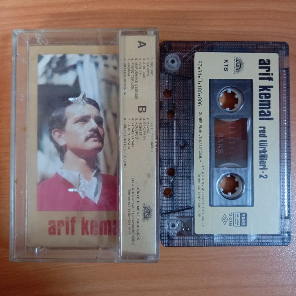 ARİF KEMAL - RED TÜRKÜLERİ 2 (1987) - KASET 2.EL