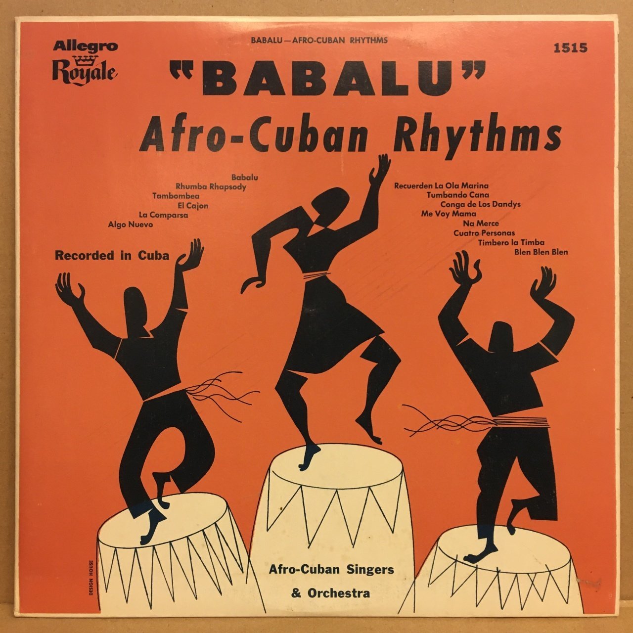 BABALU AFRO-CUBAN RHYTHMS RECORDEN IN CUBA MONO 1956 2.EL PLAK