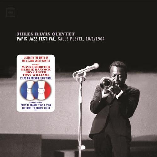 MILES DAVIS QUINTET - PARIS JAZZ FESTIVAL, SALLE PLEYEL, 10/1/1964 (2024) - 2LP FRENCH FLAG VINYL SIFIR PLAK