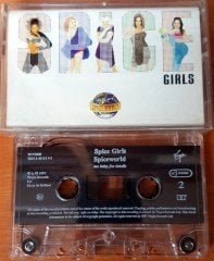 SPICE GIRLS - SPICEWORLD CASSETTE MADE IN HOLLAND ''USED''
