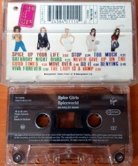 SPICE GIRLS - SPICEWORLD CASSETTE MADE IN HOLLAND ''USED''