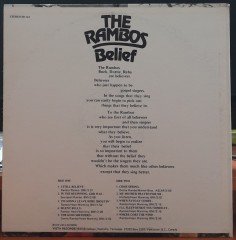 THE RAMBOS - BELIEF (1973) - PLAK 2.EL