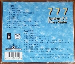 777 - SYSTEM 7.3 FIRE + WATER (1995) - 2CD ASTRALWERKS 2.EL