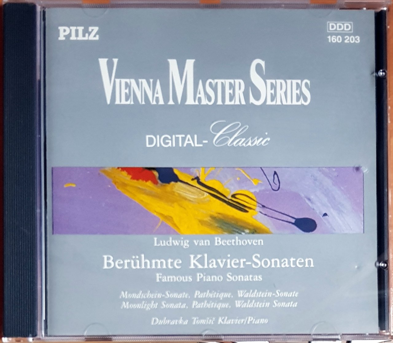 LUDWIG VAN BEETHOVEN / BERUHMTE KLAVIER-SONATEN / DUBRAVKA TOMSIC (1990) PILZ CD 2.EL