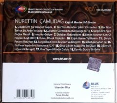 NURETTİN ÇAMLIDAĞ - ÇIĞRIK BENİM TEL BENİM / TRT ARŞİV SERİSİ 168 / ULUS MÜZİK CD 2.EL