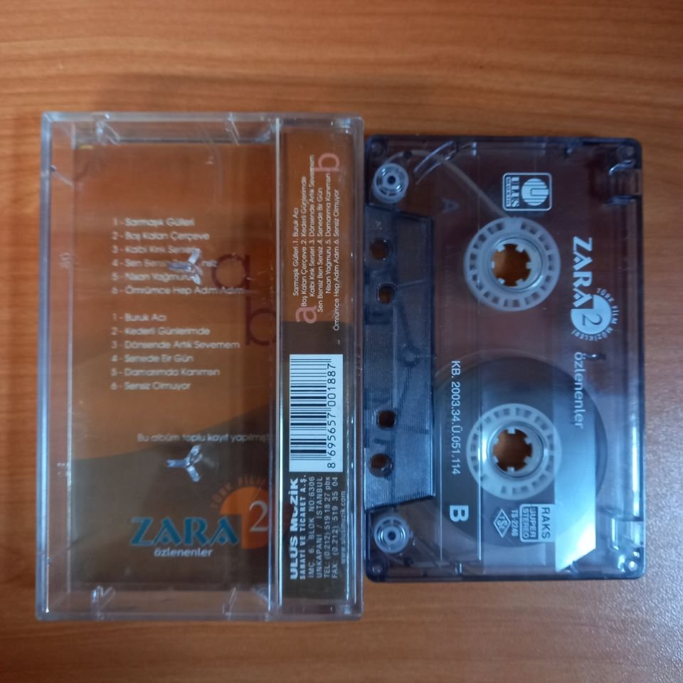 ZARA - ÖZLENENLER / TÜRK FİLM MÜZİKLERİ 2 (2003) - KASET 2.EL
