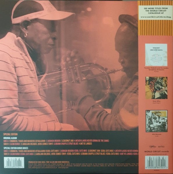 TONY ALLEN & HUGH MASEKELA - REJOICE (2020) - 2LP 180GR AFROBEAT JAZZ SPECIAL EDITION SIFIR PLAK