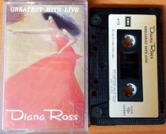 DIANA ROSS - GREATEST HITS LIVE (1990) KENT CASSETTE MADE IN TURKEY ''USED''