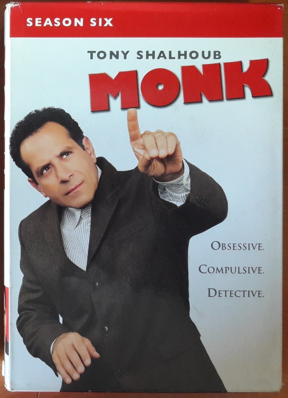 MONK - SEASON SIX - 4DVD 2.EL 1. BÖLGE TR ALTYAZI YOKTUR