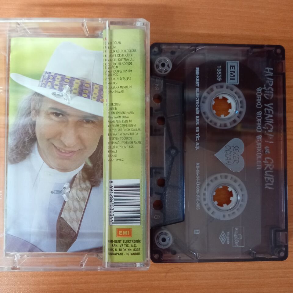HURŞİD YENİGÜN VE GRUBU - ŞEKER OĞLAN / TÜRKÜ TÜRKÜ TÜRKÜLER - KASET 2.EL