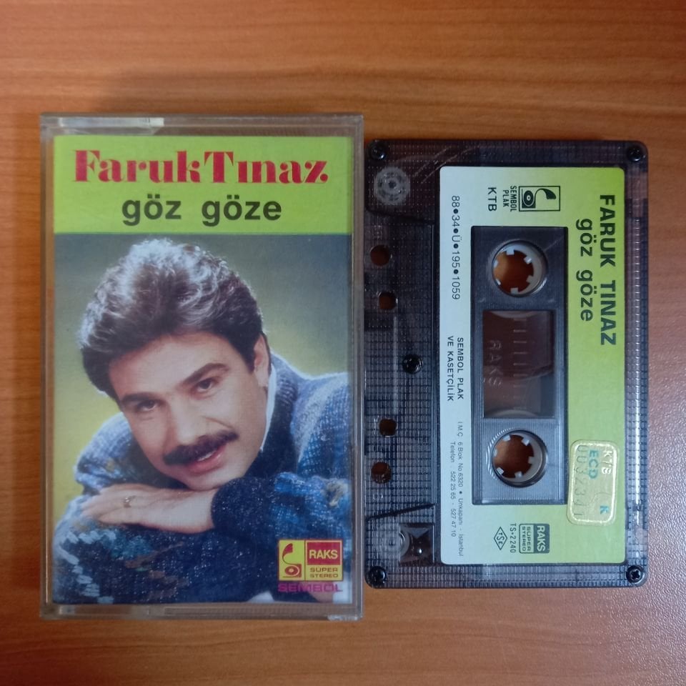 FARUK TINAZ - GÖZ GÖZE (1988) - KASET 2.EL