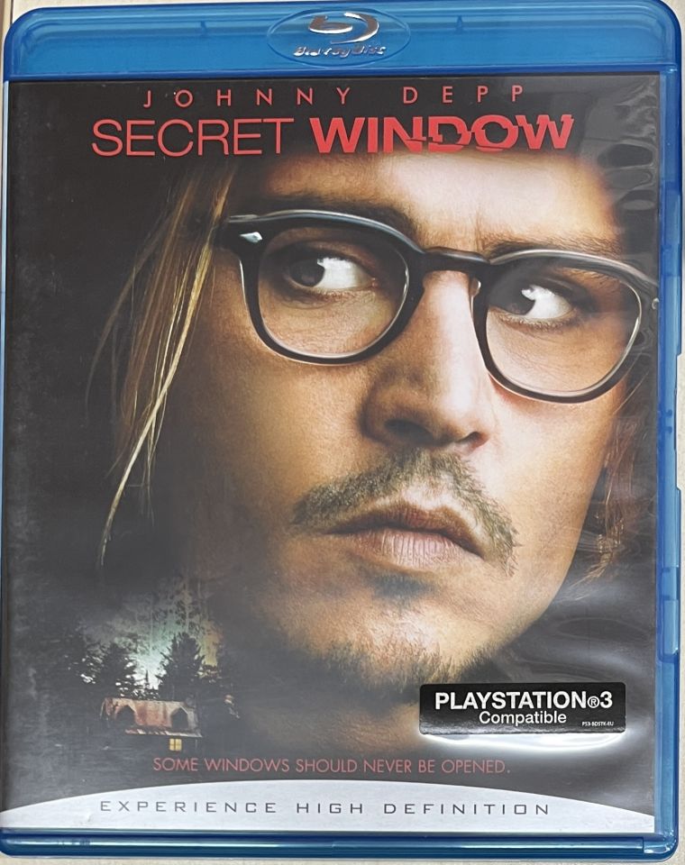 SECRET WINDOW - GİZLİ PENCERE - JOHNNY DEPP - JOHN TURTURRO - BLU-RAY 2.EL (STEPHEN KING)