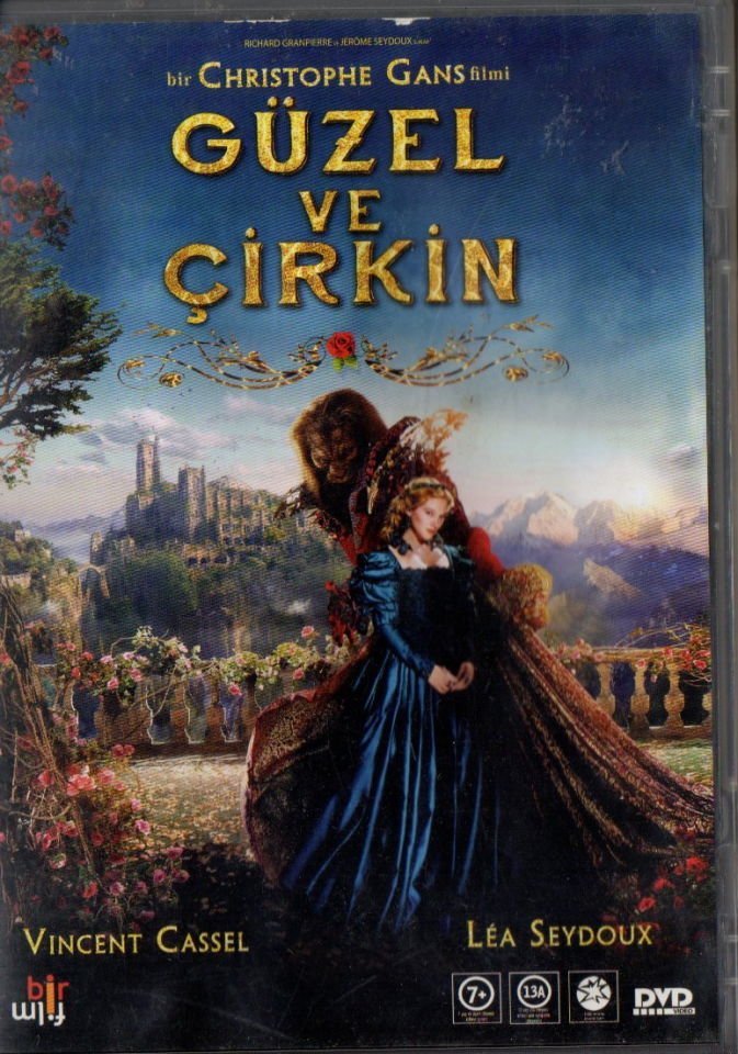 LA BELLE ET LA BETE - GÜZEL VE ÇİRKİN - VINCENT CASSEL - LEA SEYDOUX - DVD 2.EL