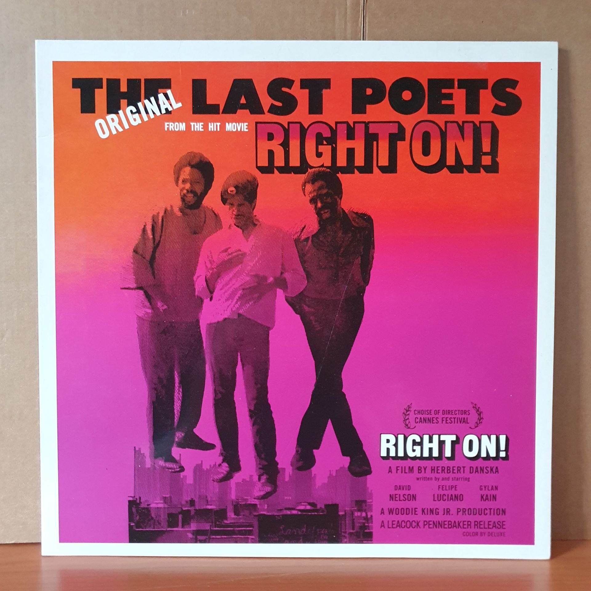 THE LAST POETS - RIGHT ON (1971) - LP 180G 2004 REISSUE 2.EL PLAK