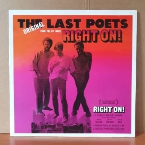 THE LAST POETS - RIGHT ON (1971) - LP 180G 2004 REISSUE 2.EL PLAK