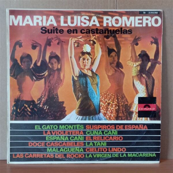 MARIA LUISA ROMERO – SUITE EN CASTAÑUELAS - LP 2.EL YERLİ BASKI PLAK