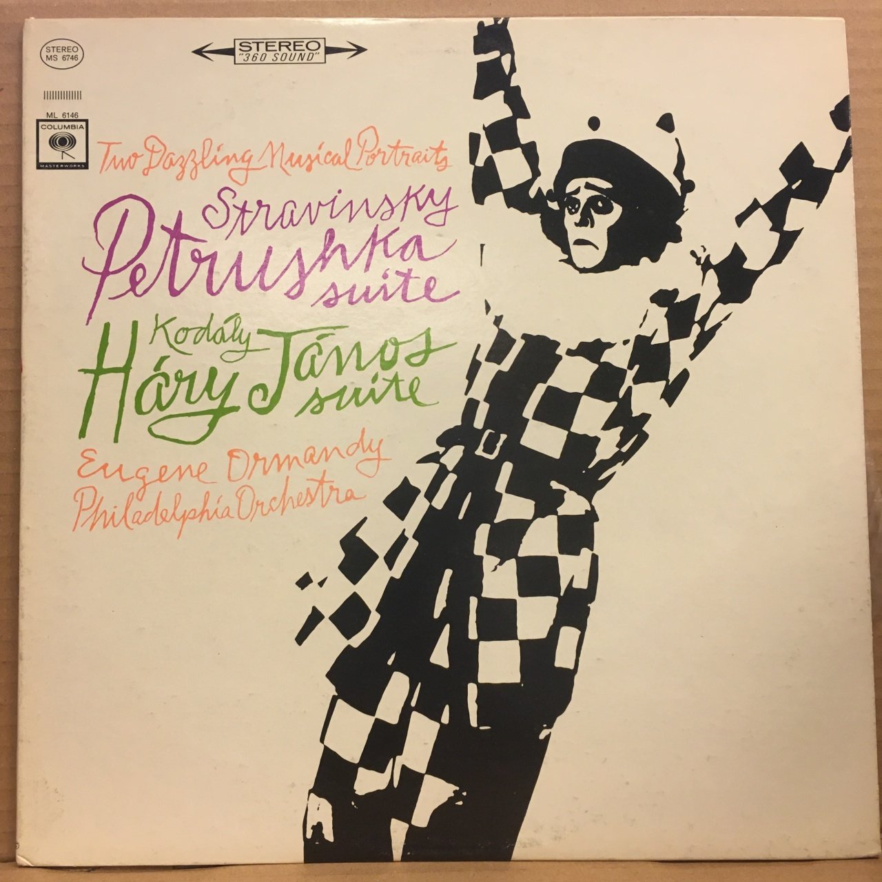 STRAVINSKY - PETRUSHKA SUITE / KODALY - HARY JANOS SUITE, EUGENE ORMANDY 2.EL PLAK