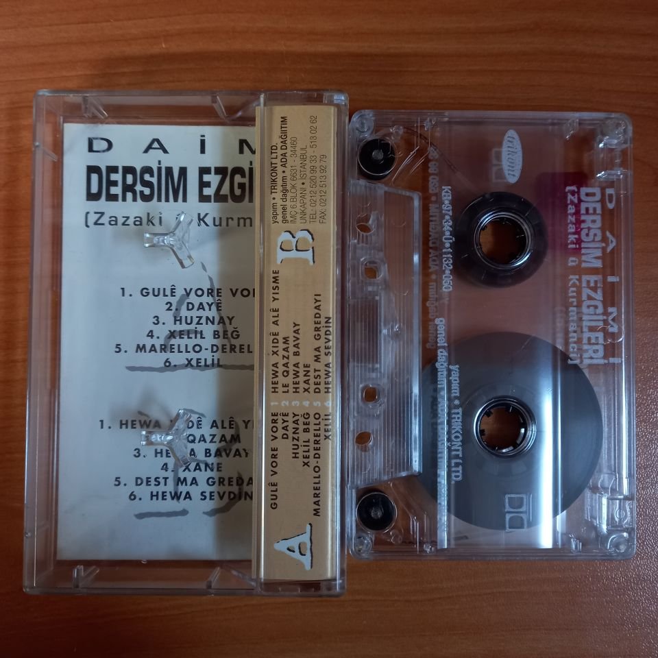 DAİMİ DERSİM EZGİLERİ [ZAZAKİ U KURMANCİ] (1997) - KASET 2.EL