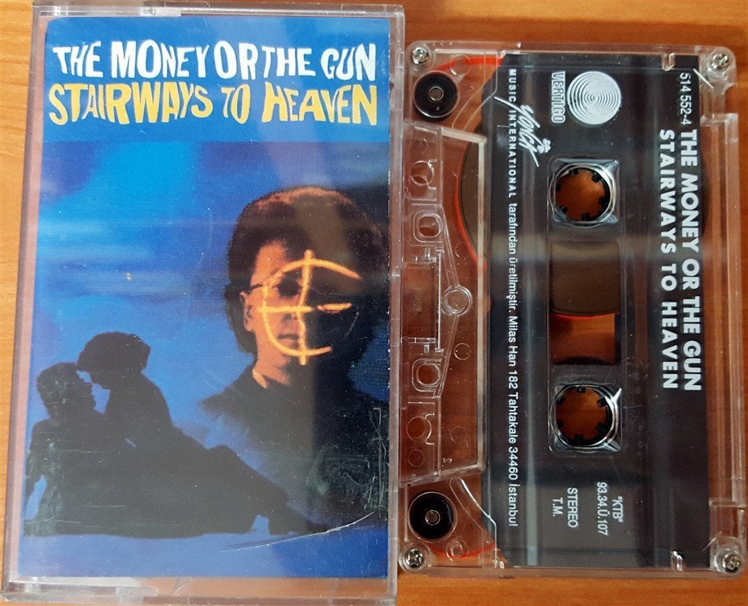 STAIRWAYS TO HEAVEN - THE MONEY OR THE GUN LED ZEPPELIN TRIBUTE (1993) YONCA CASSETTE MADE IN TURKEY ''USED''