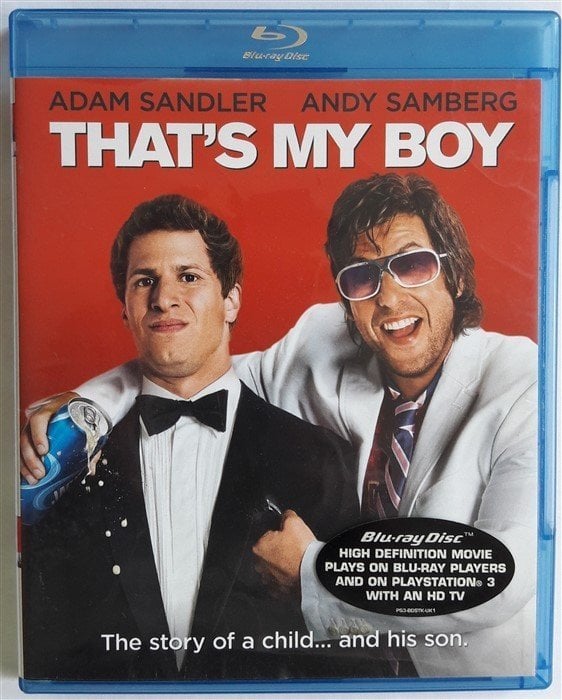 THAT'S MY BOY - ADAM SANDLER - ANDY SAMBERG - BLU-RAY 2.EL