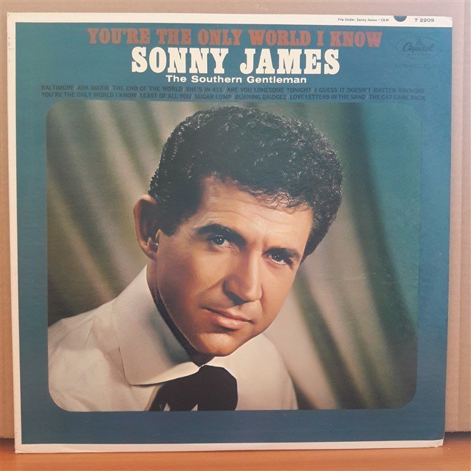 SONNY JAMES - YOU'RE THE ONLY WORLD I KNOW - LP 2.EL PLAK